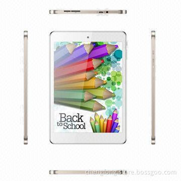 Tablet PCs/MIDs, 7.85-inch IPS, 1,024 x 768 Pixels Screen, MTK Quad-core, Dual-camera, HDMI®